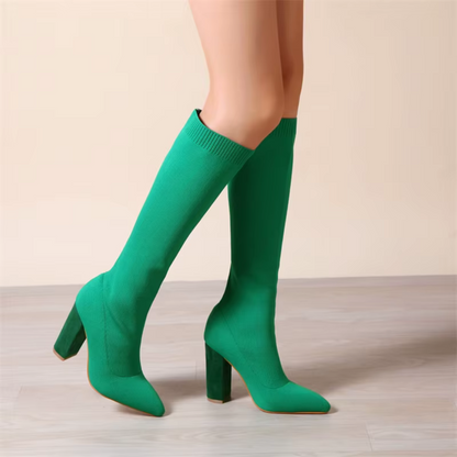 Tall Elastic Women's Ankle Boots