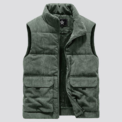 Rustic Fleece Lined Corduroy Jacket