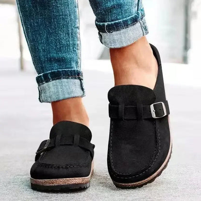 Classic Vintage Strap Flat Shoes