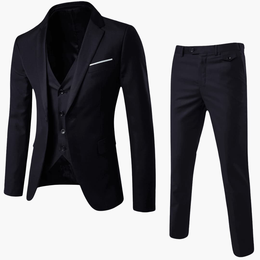 Classic Mens 3 Piece Suit Jacket Set