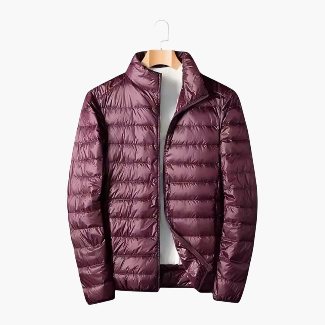 Waterproof Padded Men's Zip Up Coat