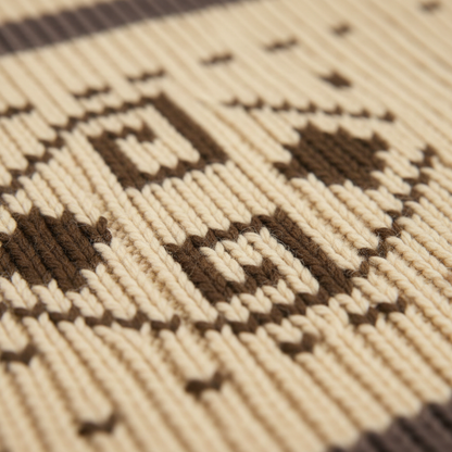 Warm Aztec Pattern Men's Cardigan Sweater