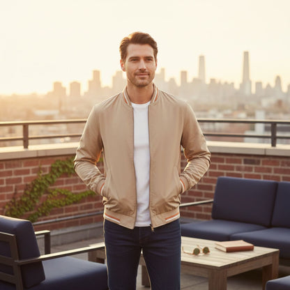 Classic Fit Mens Zipper Jacket