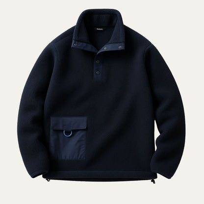 Warm Fleece Crew Neck Sweater