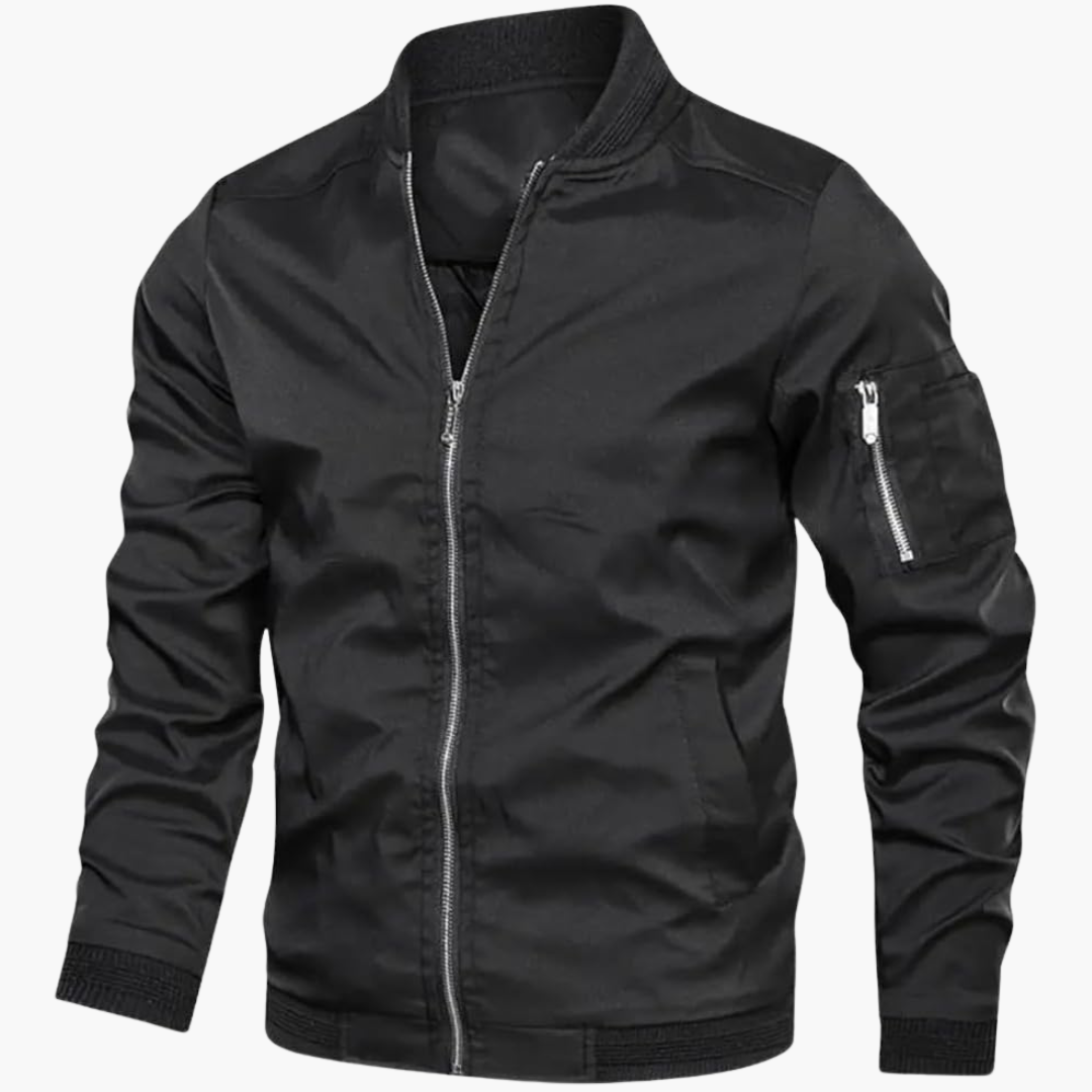 Slim Fit Men's Bomber Jacket Lightweight Comfortable