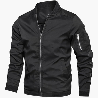 Slim Fit Men's Bomber Jacket Lightweight Comfortable