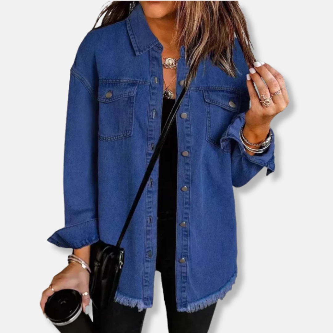 Relaxed Fit Women's Denim Jacket