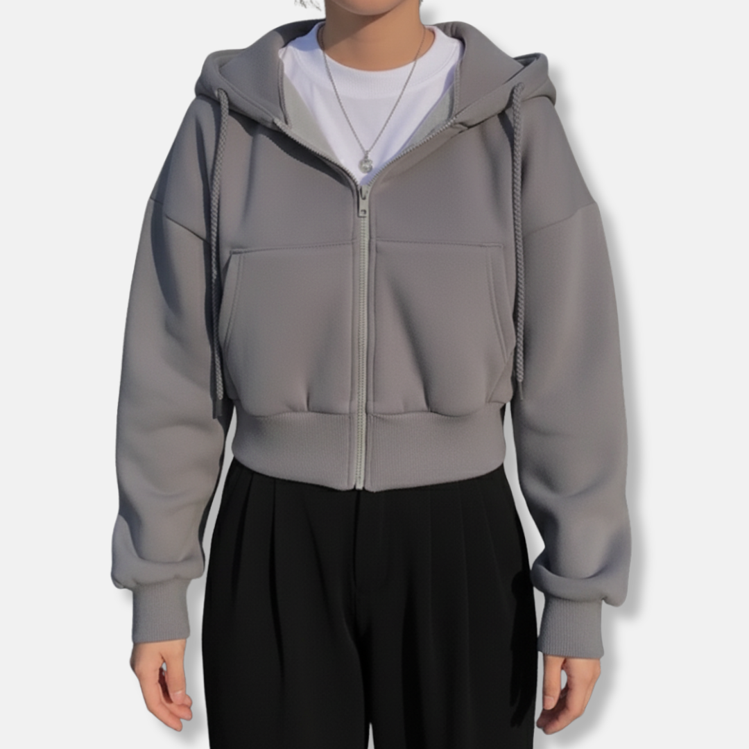 Comfy Women's Zip Hoodie with Pockets