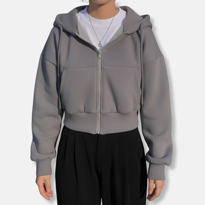 Comfy Women's Zip Hoodie with Pockets