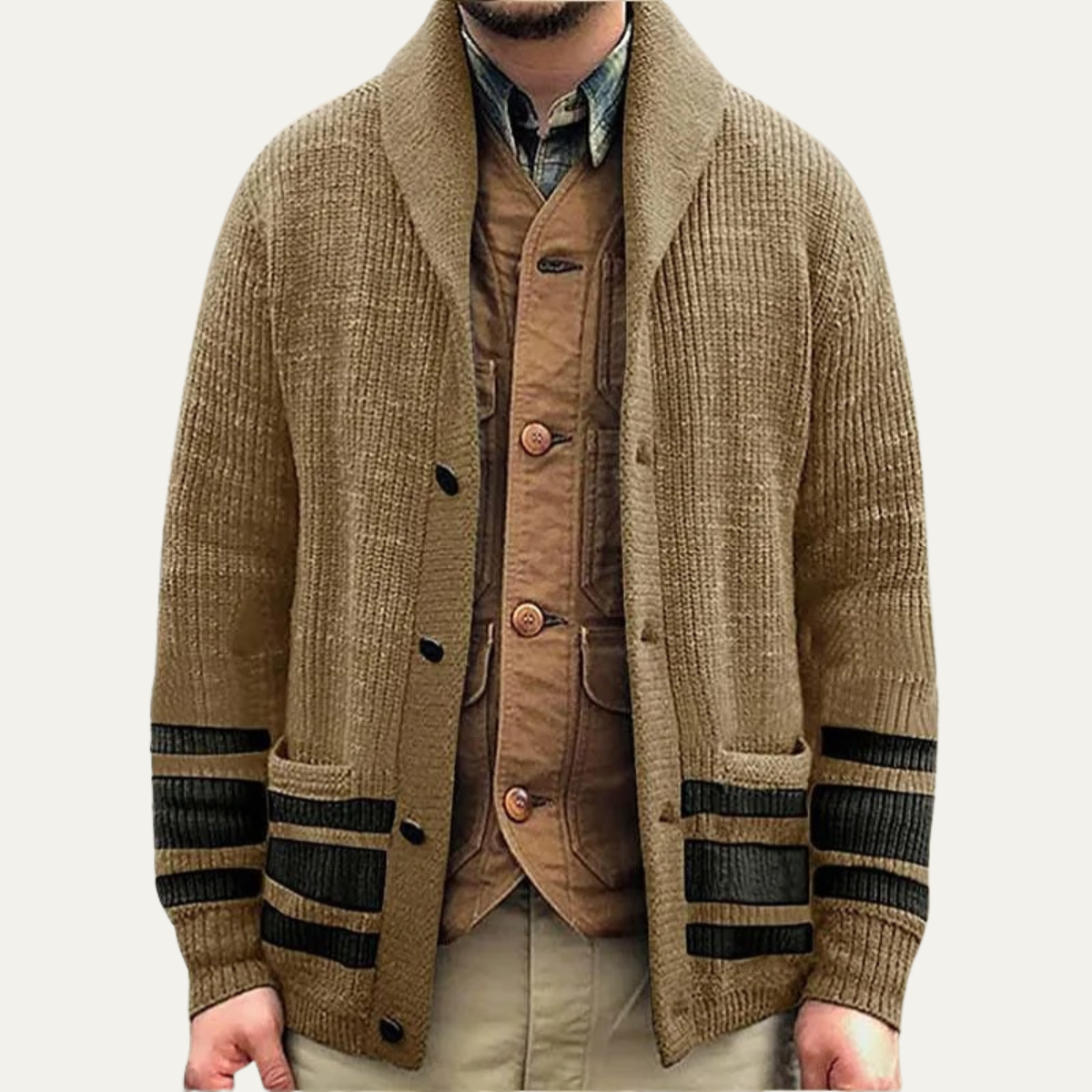 Classic Mens Thick Wool Winter Sweater