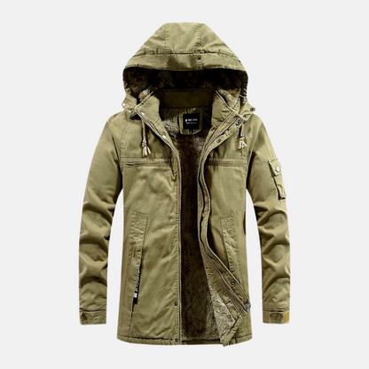 Comfortable Cotton Hooded Jacket for Men