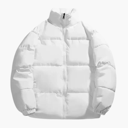 Warm Padded Men's Zip Up Parka Jacket