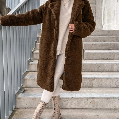 Cozy Women's Oversized Teddy Jacket