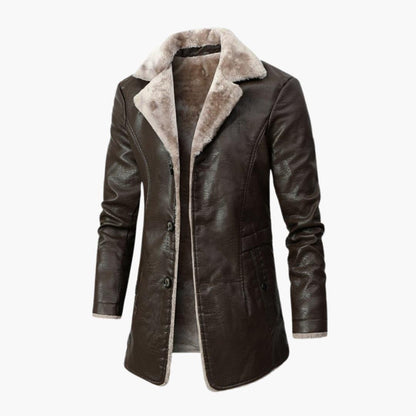 Classic Warm Mens Wool Overcoat