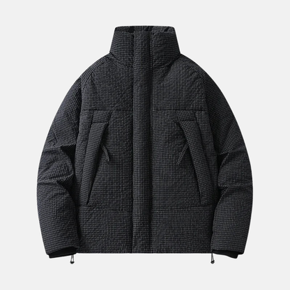 Relaxed Fit Padded Down Coat | Quilted Down Parka Jacket