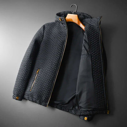 Comfortable Quilted Zip Up Jacket