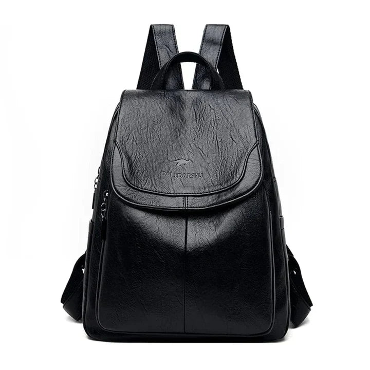 Classic Ladies Leather Rucksack Bag