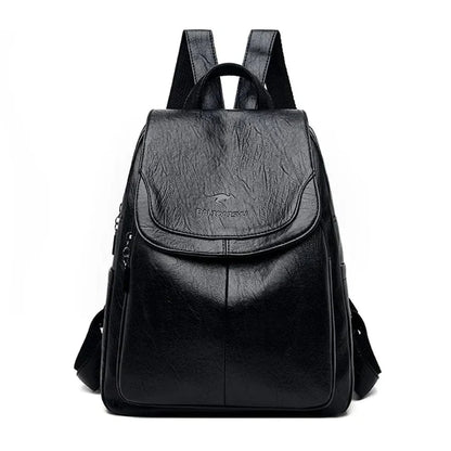 Classic Ladies Leather Rucksack Bag