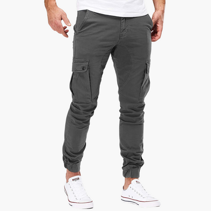 Relaxed Fit Cargo Pants with Side Pockets