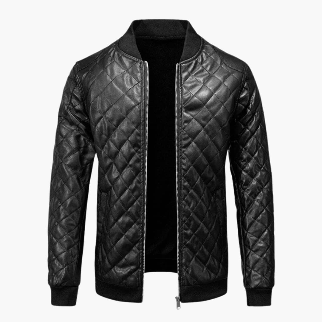 Timeless Leather Mens Coat