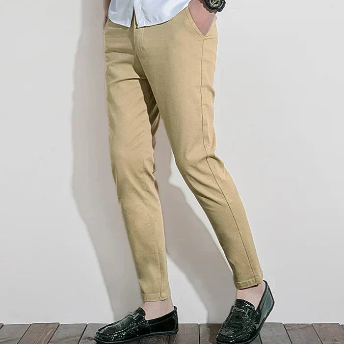 Mens Slim Fit Casual Chino Pants