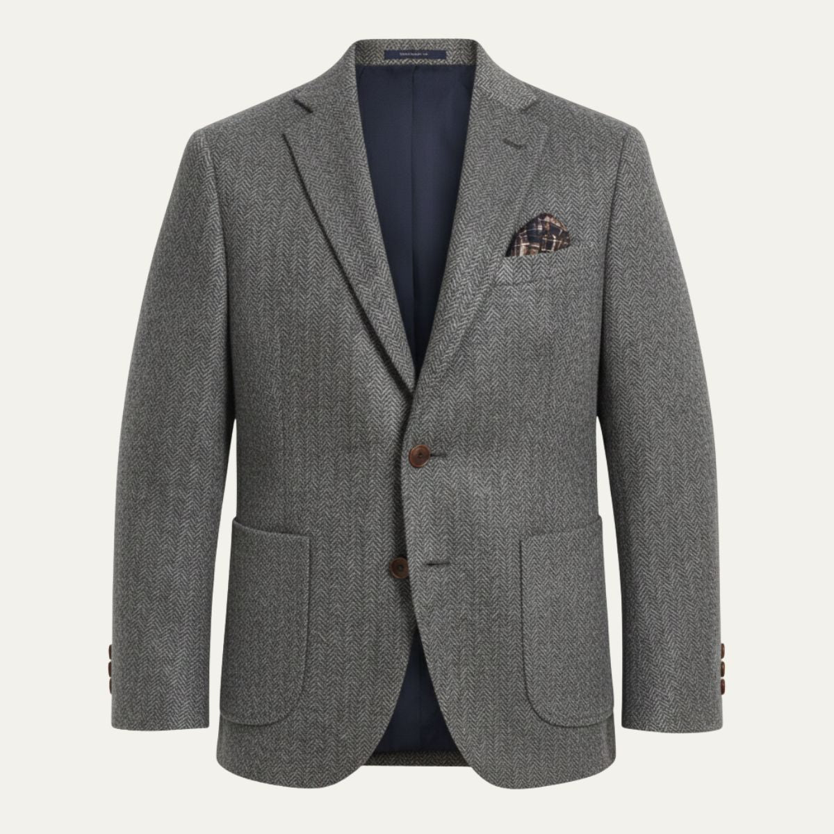 Classic Men's Tweed Blazer Jacket