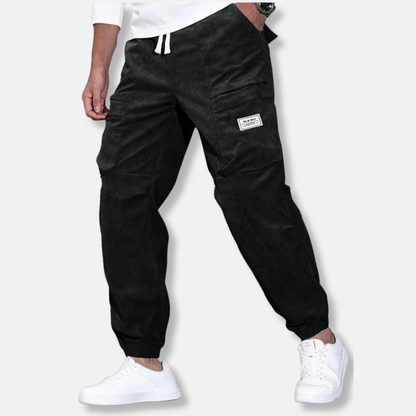 Relaxed Fit Corduroy Trousers for Men - EasyApparels