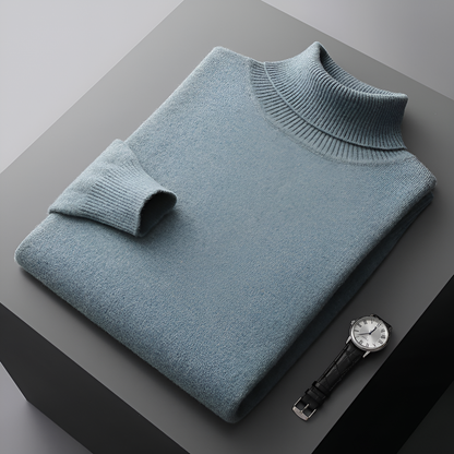 Luxury Soft Mens Wool Crew Neck Sweater
