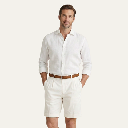 Classic Linen Shorts for Men