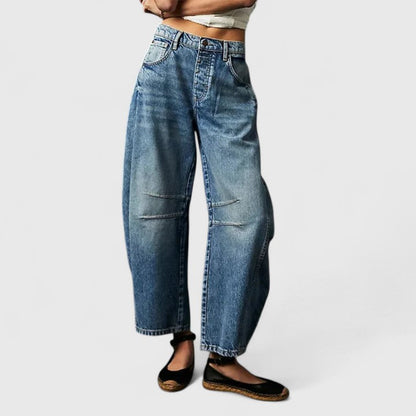Relaxed Fit Wide Leg Rain Pants - Vossary