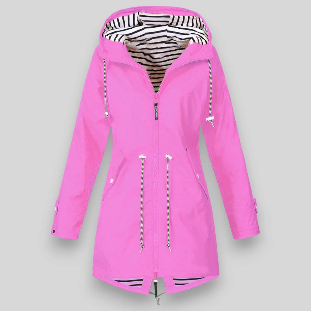 Ladies Waterproof Windbreaker Coat
