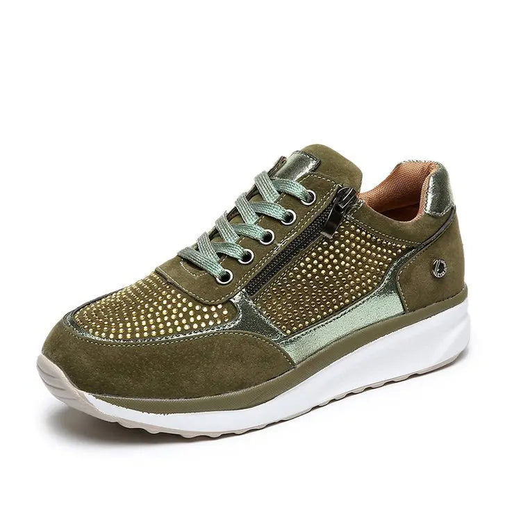 Glittery Women's Platform Sneaker Shoes