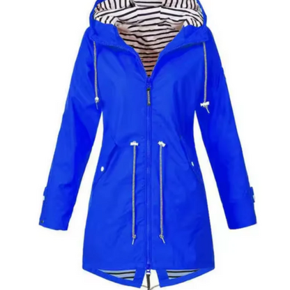 Waterproof Womens Raincoat with Hood