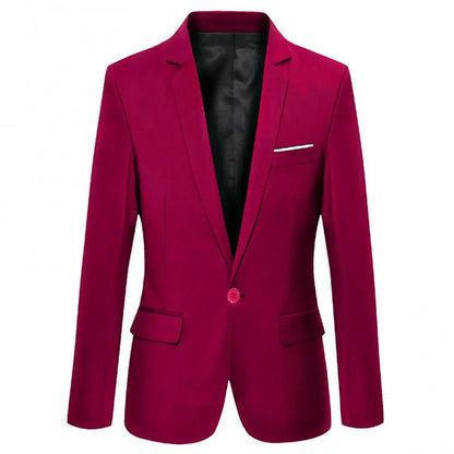 Classic Tailored Men's Office Jacket