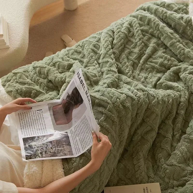 Soft Wool Blanket for Cold Winter Nights