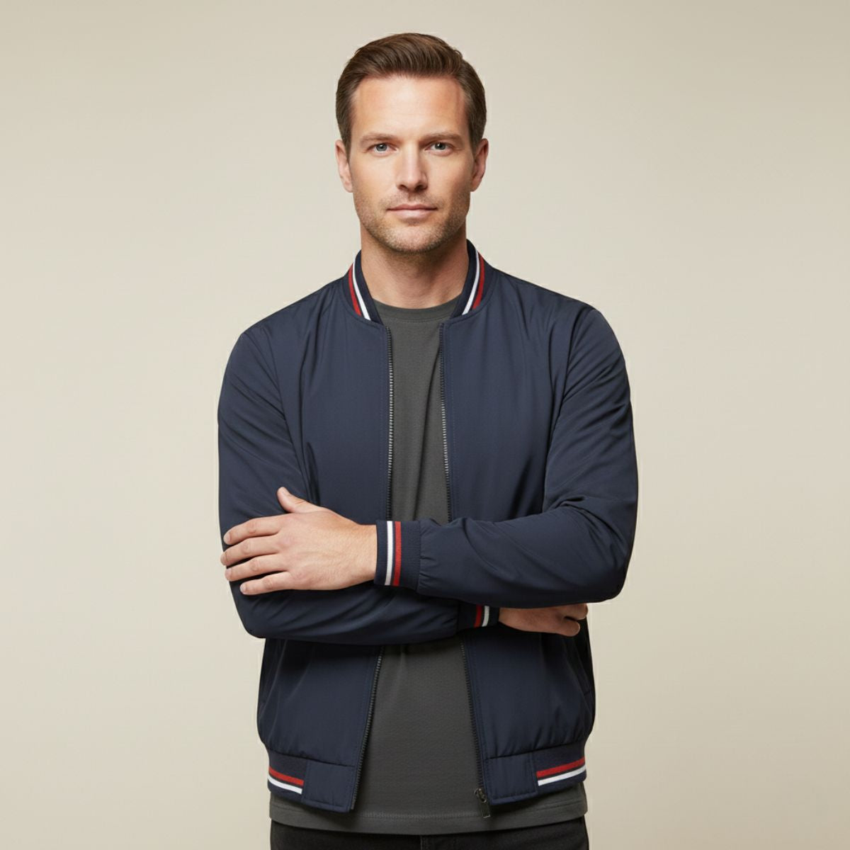 Classic Fit Mens Zipper Jacket