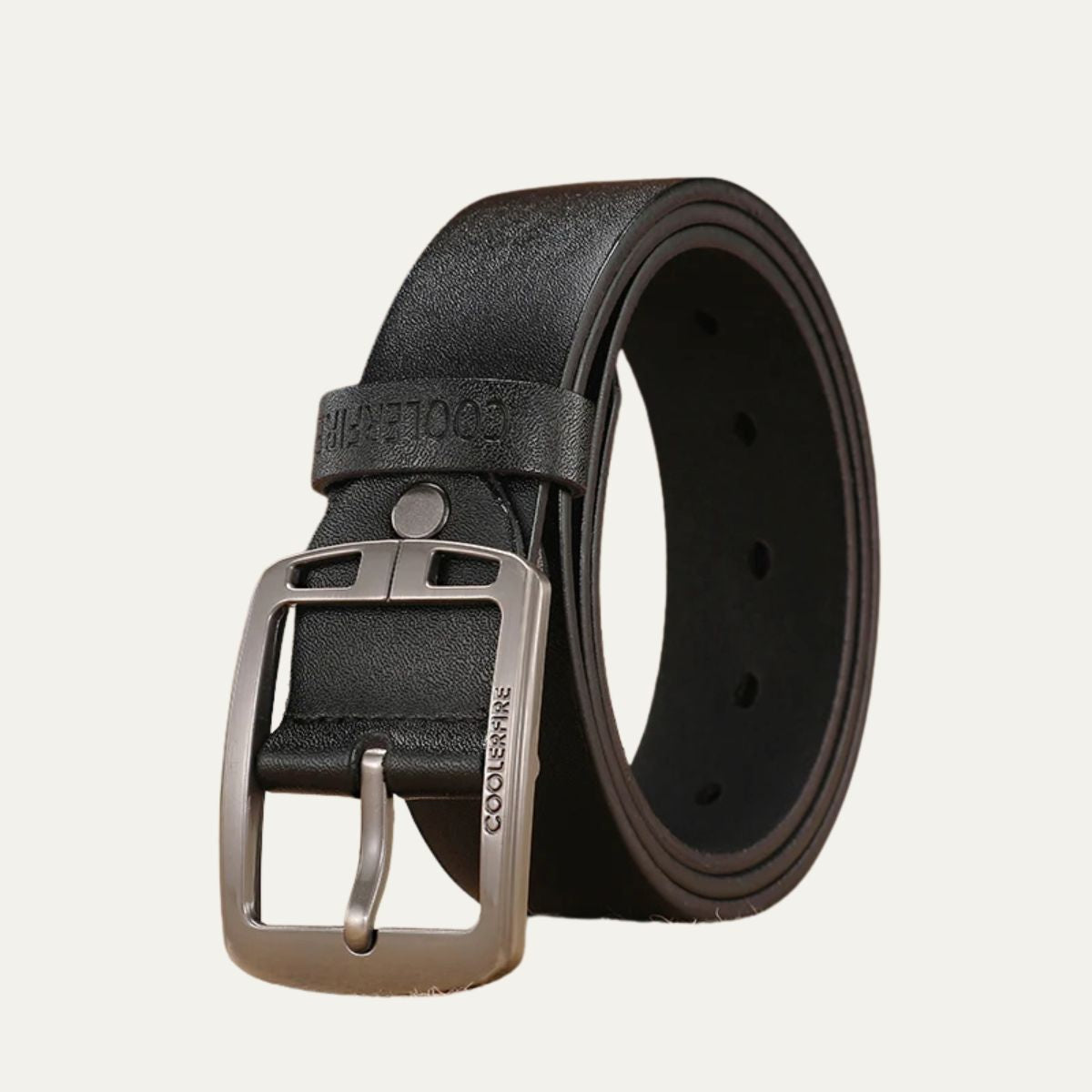 Classic Leather Belt - Authentic Cowhide Strap