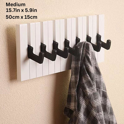 Musical Key Hook Coat Rack
