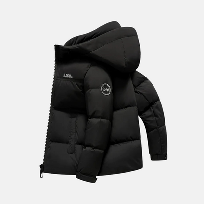 Warm Quilted Hooded Winter Coat