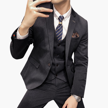 Stylish 3-Piece Mens Suit