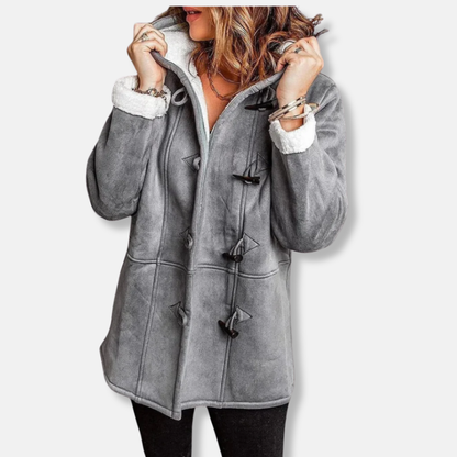 Soft Fleece Hooded Winter Duffle Coat