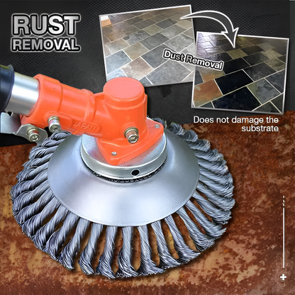 Heavy Duty Garden Weed Scraper Brush - Vossary