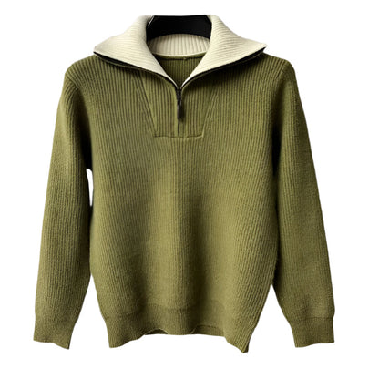 Warm Quarter Zip Men's Fleece Sweater