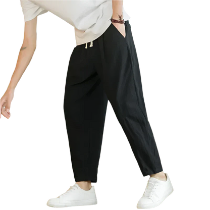 Comfortable Cotton Beach Pants
