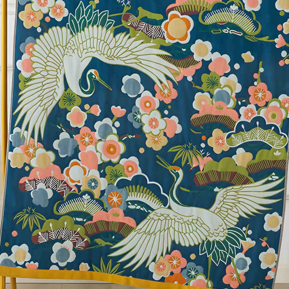 Soft Floral Pattern Bath Towel