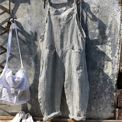 Comfortable Women's Wide Leg Gingham Jumpsuit