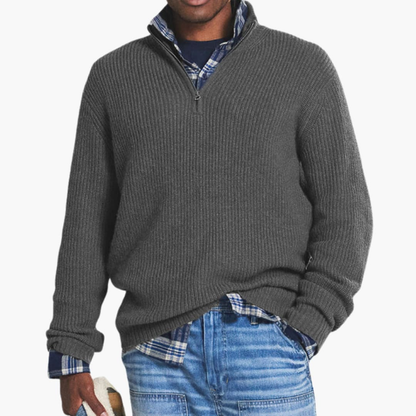 Men's Thick Crew Neck Sweater