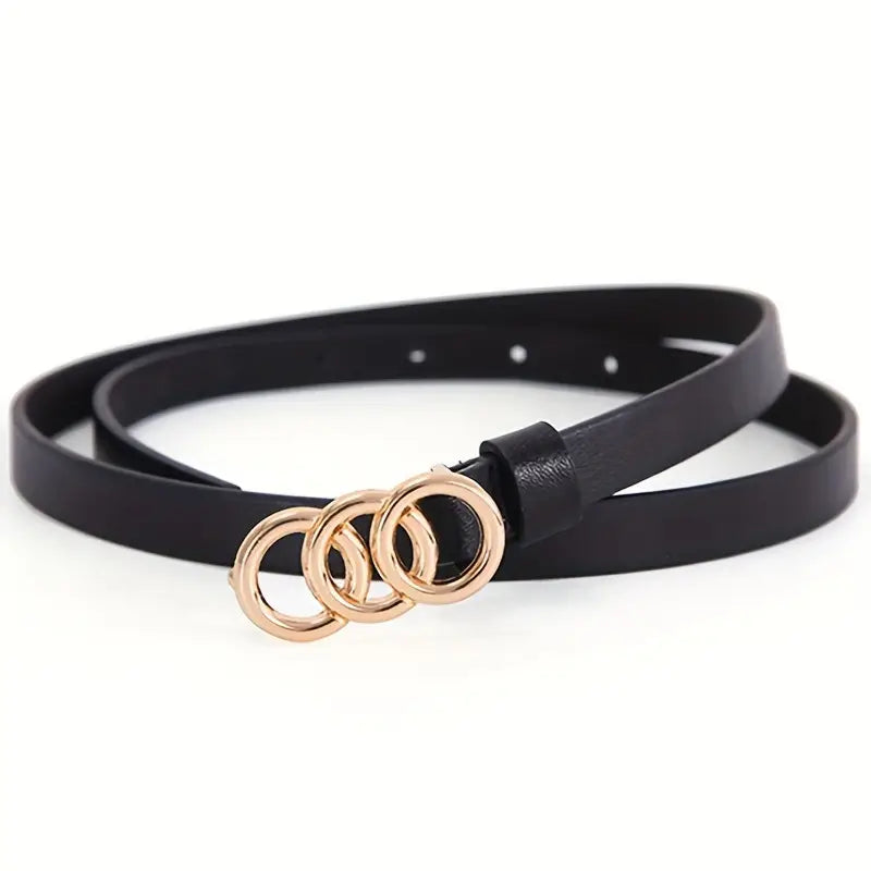 Flexible Faux Leather Waist Belt - EasyApparels