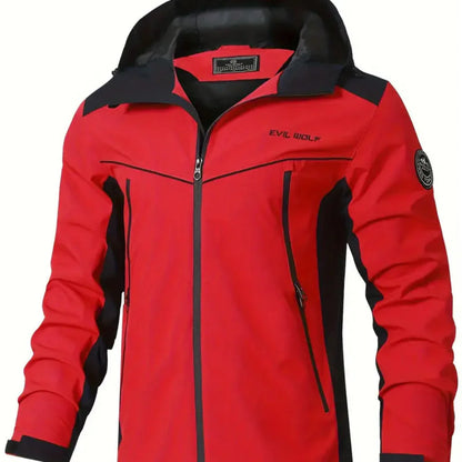 Rainproof Sports Jacket with Reflective Strips