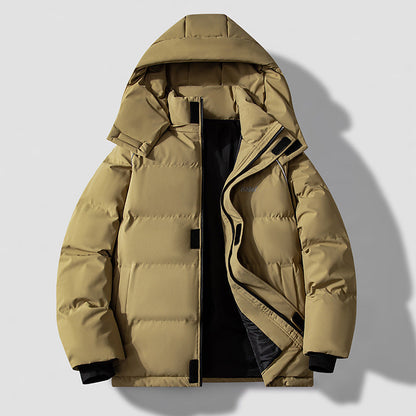 Warm Waterproof Parka Jacket - Lightweight Puffer Coat
